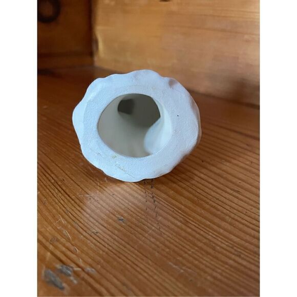 3.5” Vintage Ceramic Ghost Holding Pumpkin - Picture 3 of 4